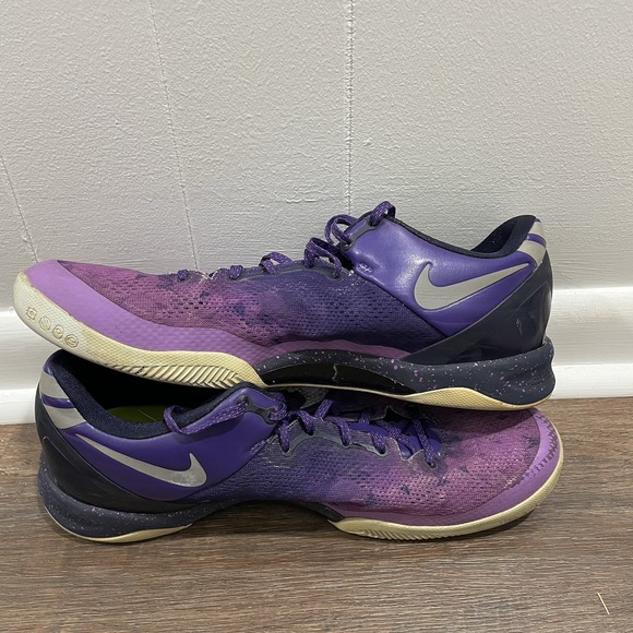 Nike Kobe 8 System Purple Gradient Men\'s Basketball Shoes 555035-500 Sz 12 FAIR main image 7
